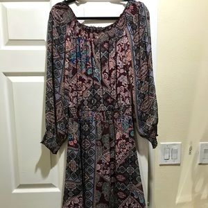 Off shoulder high low dress